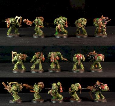 Plague marines by Qphelia