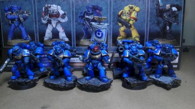 Ultramarines Tactical Squad by SnowIceandLoadedDice