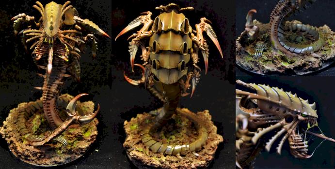 Tyranid Mawlok by tattooman
