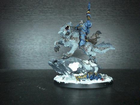 Wolf Lord on Thunderwolf by heliah