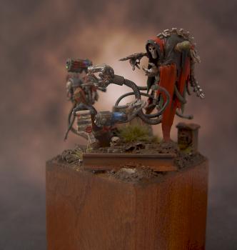 Adeptus Mechanicus cairn wraith by greeble