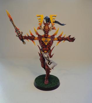 Eldar Avatar (Statue of Khaine conversion) by Beastor