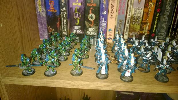 1/3 of my painted Eldar by lobbywatson