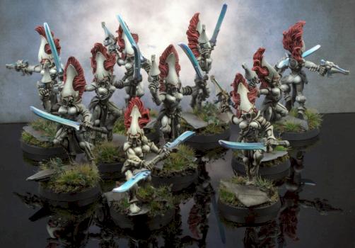 Eldar Banshees by Razyel
