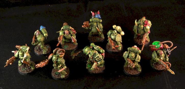 Plague marines by Qphelia