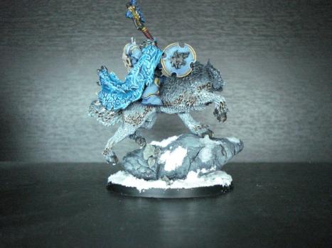 Wolf Lord on Thunderwolf by heliah