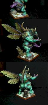 A bit repainted Green Fairy (Daemon Prince of Nurgle) by 4K_