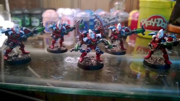 Eldar Warp Spiders by lobbywatson