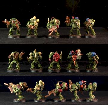 Plague marines by Qphelia