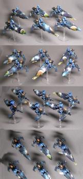 Eldar jetbike squad by Heavy