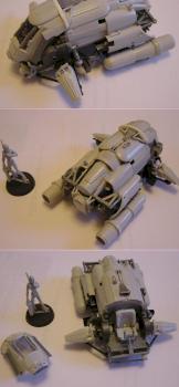 Scratch built Tau (ish) scout ship by tgee