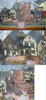 Quelques maisons avec des figurines. by zerobrety