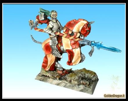Bretonnian Black Knight Champion by Golden dragon italy