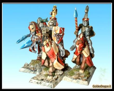Bretonnian Black Knights by Golden dragon italy