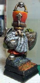 Chaos dwarf hero conversion by biosfofo