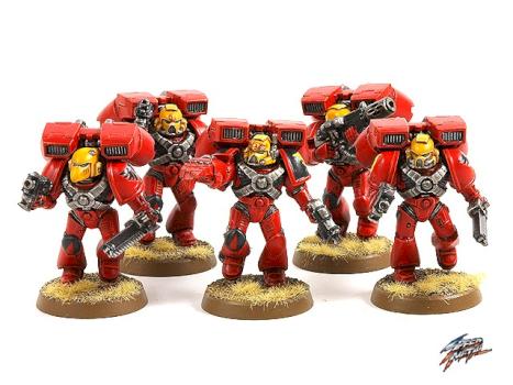 Blood Angel Assault squad by Dk suwit