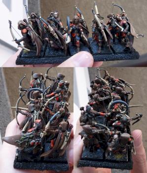 Wood Elf Archers - Forest Fire by Rabenfeder