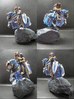 Warhammer Bretonnian Knight of Excalibur by tinman755