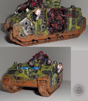 Nurgle Rhino by M &amp; D Collective