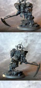 Space Marine Chaplain or Librarian in Terminator Armour by Gregorczuk