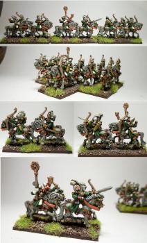 Warmaster (10mm) High Elf - 2nd Reaver Knights by Guthwine