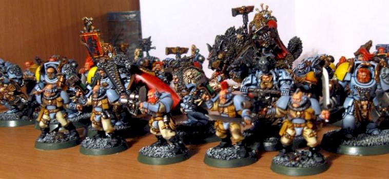 Space Wolves Army by Tugi