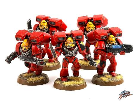Blood Angel Assault squad by Dk suwit