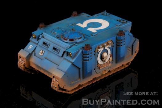 Space Marines Rhino Ultramarines by www.buypainted.com