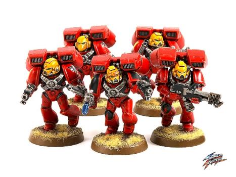 Blood Angel Assault squad by Dk suwit