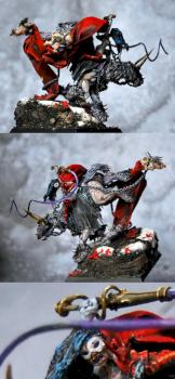 Chaos Slaanesh Lord on Demonic Steed part2 by Gregorczuk