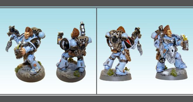Space Wolves Grey Hunter 2 by Myffin