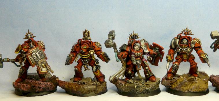 Blood Angels terminator assault squad by RAFF