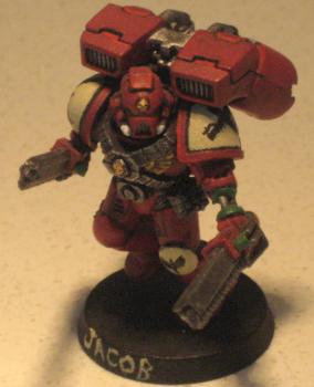 Blood Ravens Assault Marine by Pipmeister