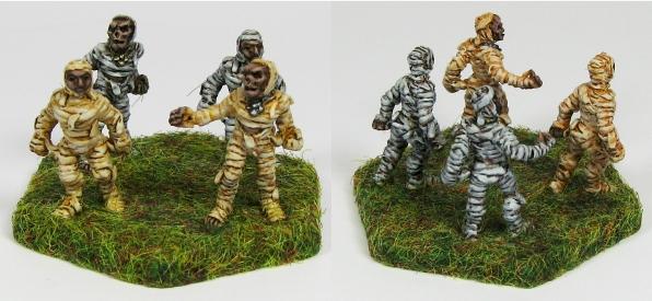 Demonworld / Empires 15 mm Mummies (unreleased) by Postumus