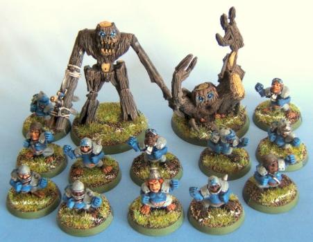 Halfling Blood Bowl team by WolfG