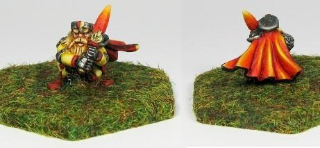 Demonworld 15 mm Dunrabar or Barax Dwarf Hero by Postumus