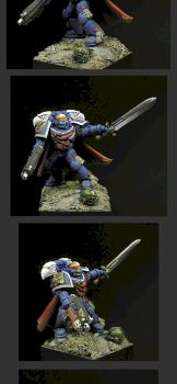 Space Marine Commander - Ultramarine by Cesnak