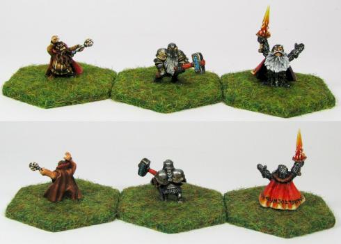 Demonworld 15 mm Dwarfen-Priests (2) by Postumus