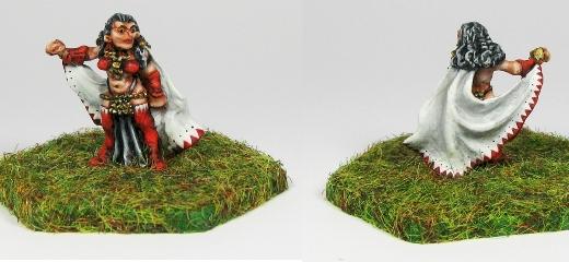 Demonworld / Empires 15 mm Female Vampire Undead Heroine by Postumus