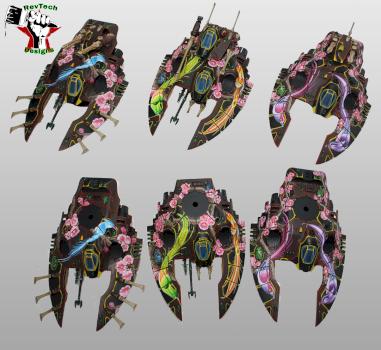 Eldar Tanks by Starfog