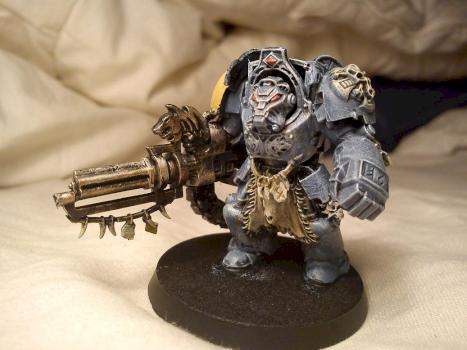 Wolf Guard Terminator Assault Cannon by Ulfwerener