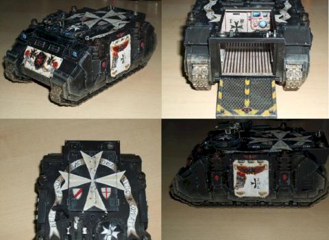 Black Templars Rhino by Gentlemanlight