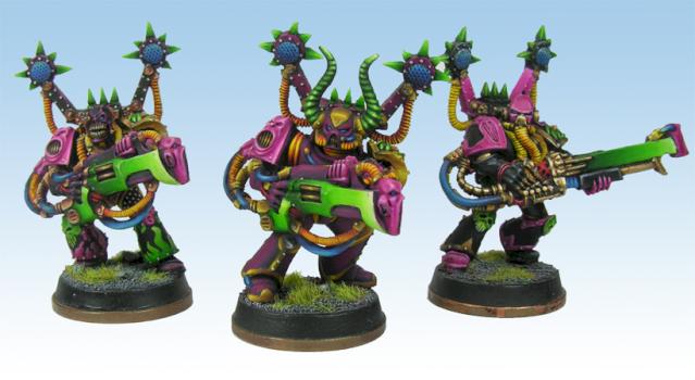 Chaos Emperor's Children Space Marines by Mak5