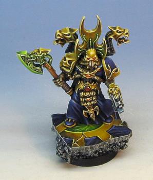 Thousand Sons Sorcerer with 2 T-Sons Chaos Space Marines by Mak5