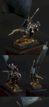 Dark Elf Army Standard Bearer by jarhead