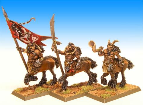 Chaos Centigors command group by Alexi Z