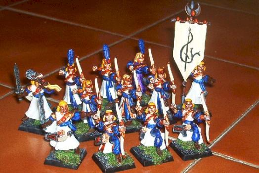 high elf archers regiment by Hieroslave