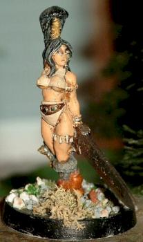 female warrior by DaBoss
