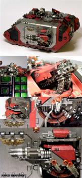 Grey Knight Inquisitor Land Raider by Grease monkey
