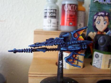 Eldar ship for Battlefleet Gothic by PlaneCrazy